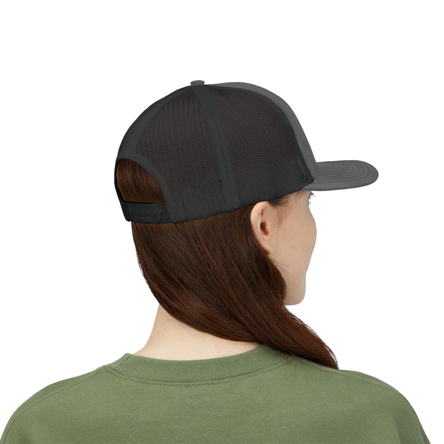 FERAL Embroidered Trucker Hat – Bold Statement Baseball Hat with Wild Energy Font for Rebels, Misfits, and Chaos Enthusiasts