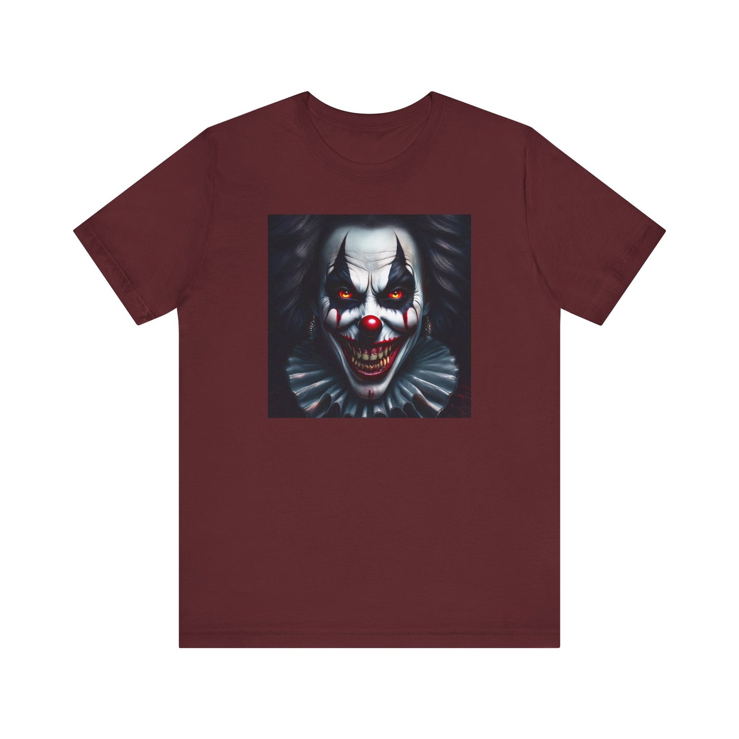 Nightmare Clown Halloween Shirt – Evil Clown Face Tee for Scary Halloween Vibes