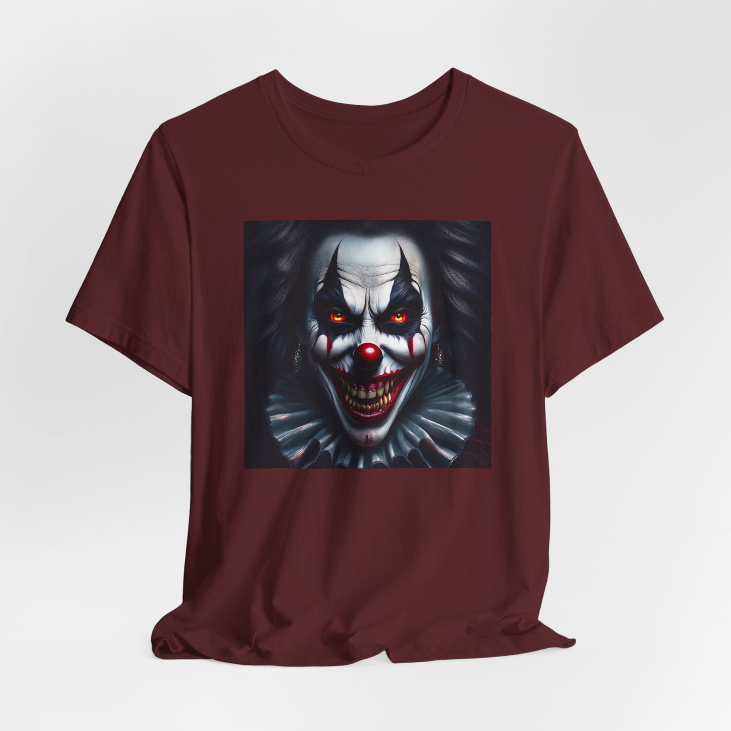 Nightmare Clown Halloween Shirt – Evil Clown Face Tee for Scary Halloween Vibes