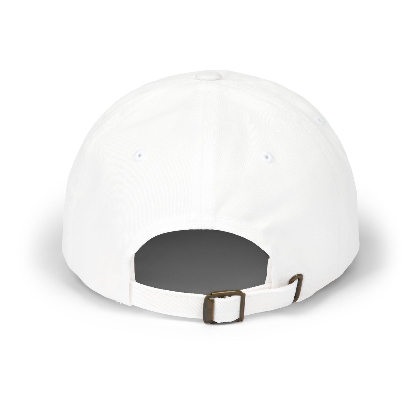 Dog Dad Classic Dad Hat – Embroidered Minimalist Dog Face Hat for Proud Pet Dads and Canine Companions. Blue Letters