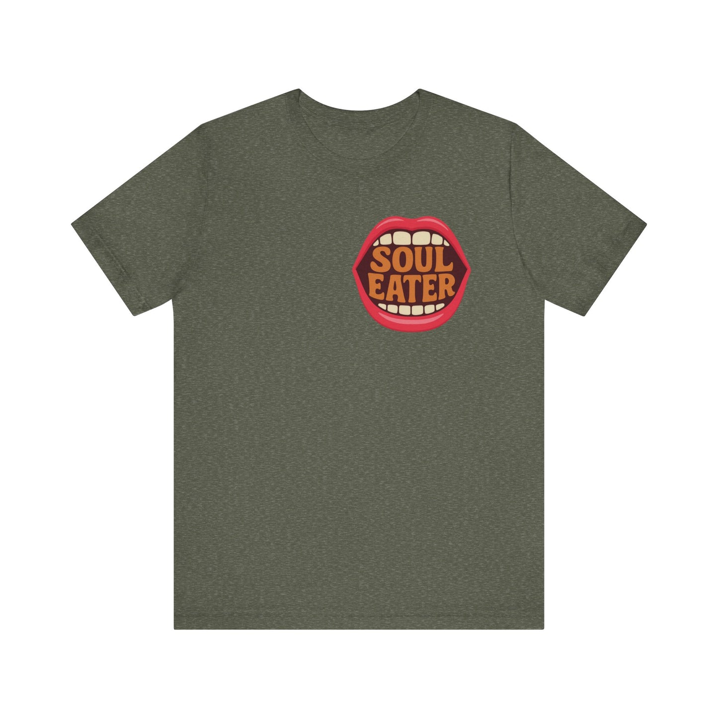 Colorful Design Soul Eater Shirt – Bold Funny Tee for Women Who Break Hearts and Don’t Apologize. Unisex Jersey Short Sleeve Tee