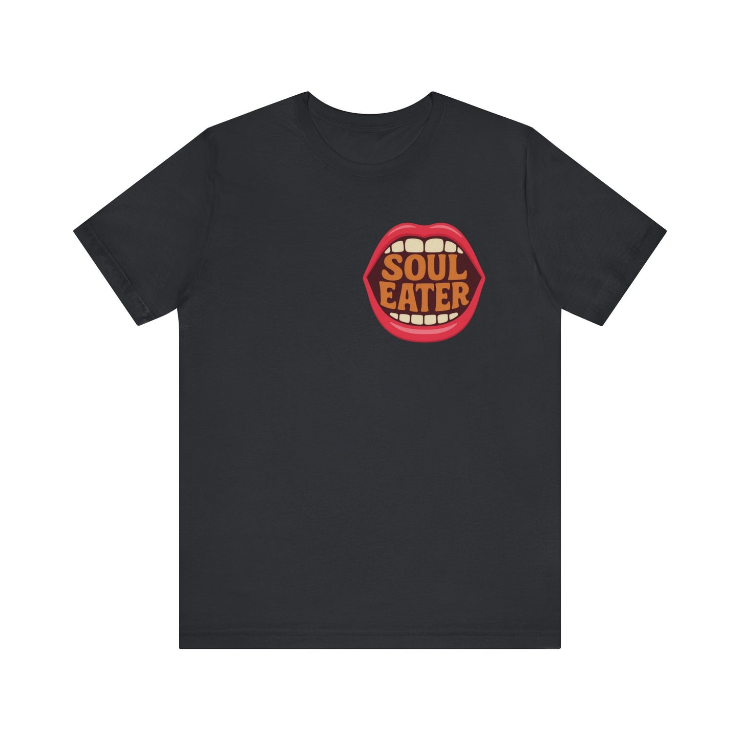 Colorful Design Soul Eater Shirt – Bold Funny Tee for Women Who Break Hearts and Don’t Apologize. Unisex Jersey Short Sleeve Tee
