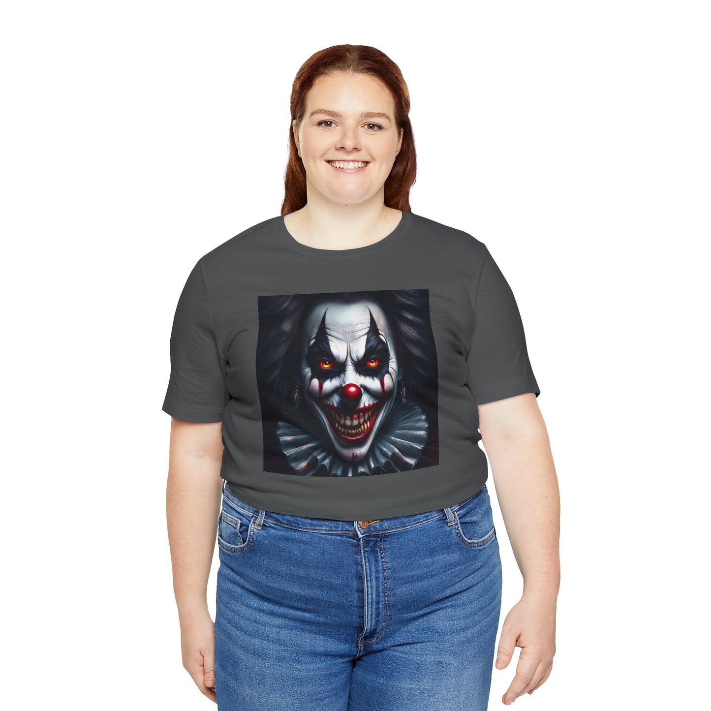 Nightmare Clown Halloween Shirt – Evil Clown Face Tee for Scary Halloween Vibes