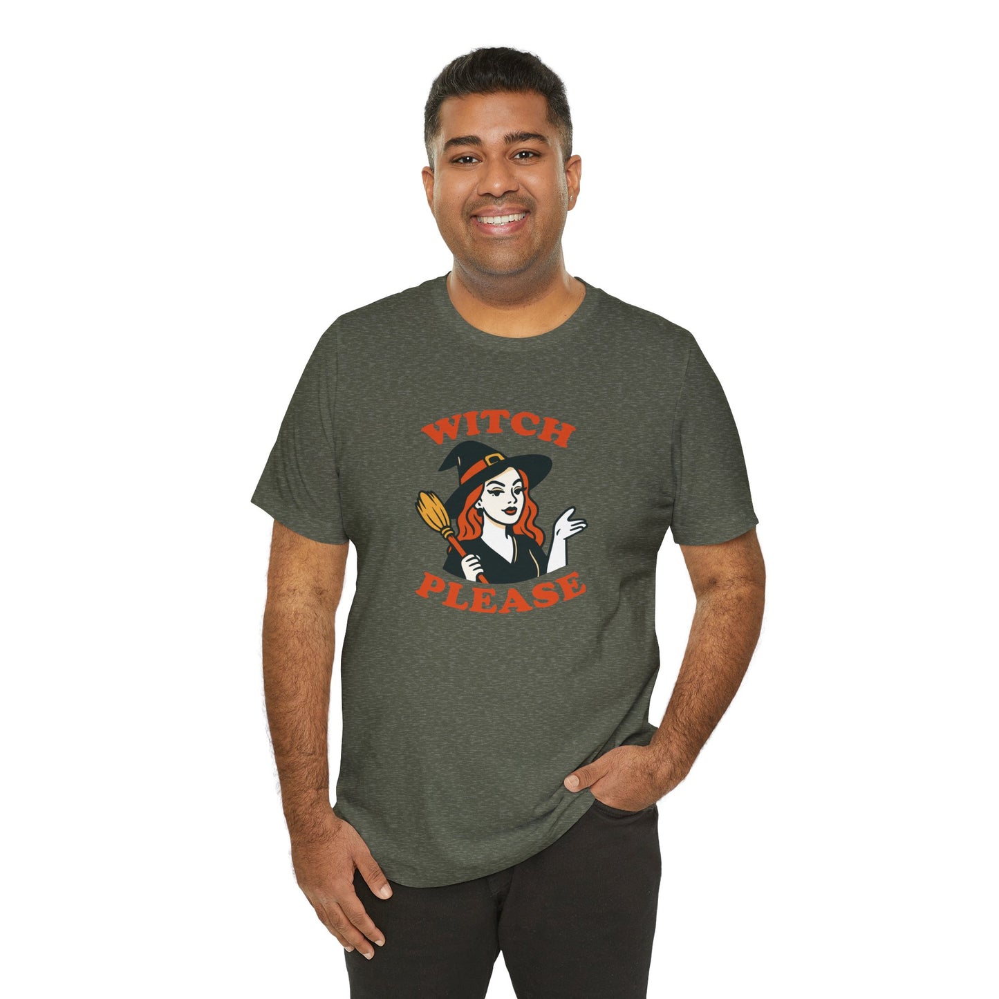 Witch Please Halloween Shirt – Sassy Retro Witch Graphic Tee for Funny Halloween Attitude