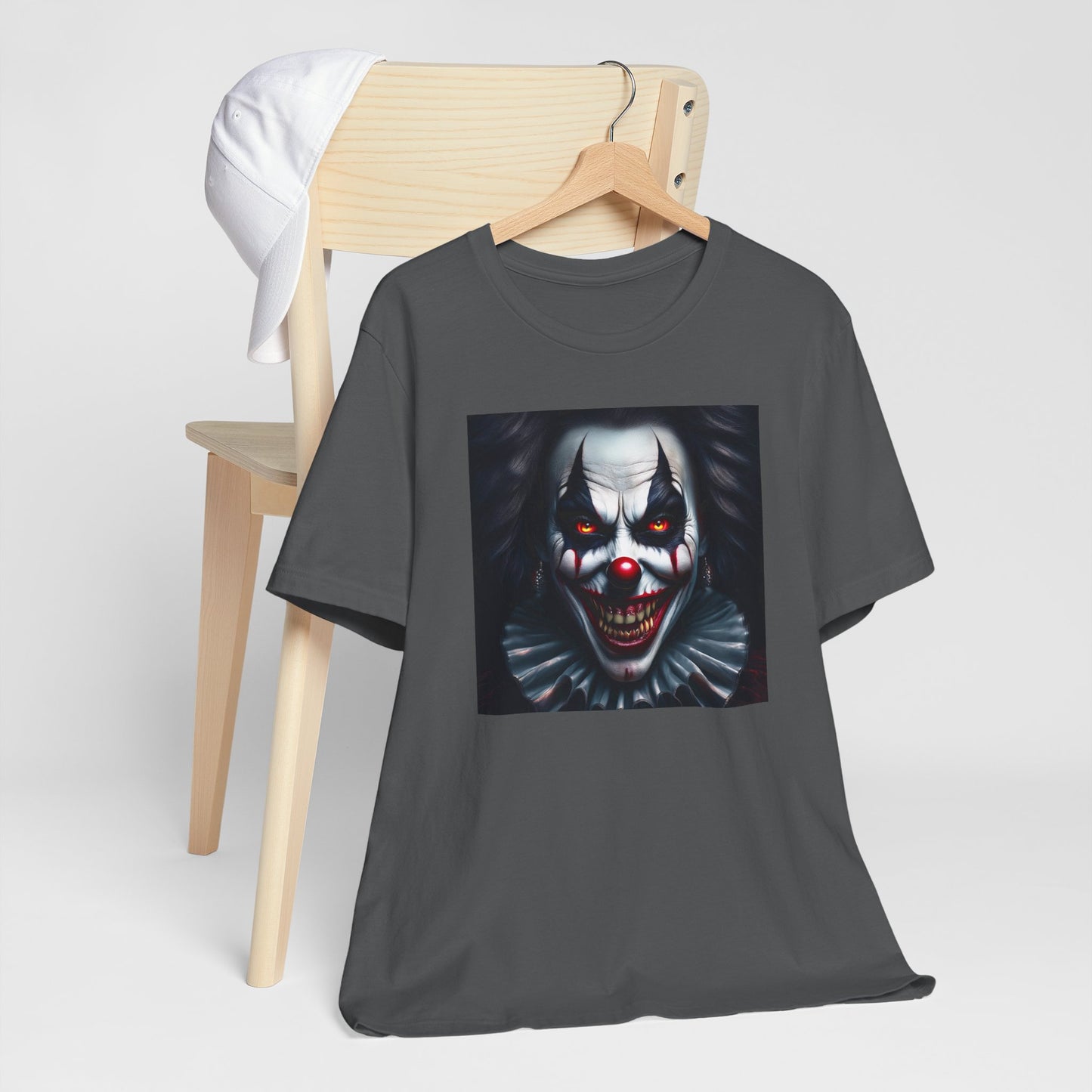 Nightmare Clown Halloween Shirt – Evil Clown Face Tee for Scary Halloween Vibes