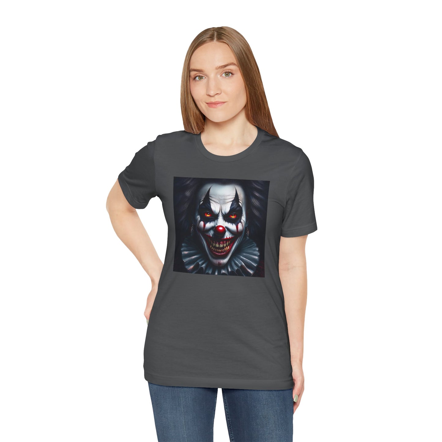 Nightmare Clown Halloween Shirt – Evil Clown Face Tee for Scary Halloween Vibes