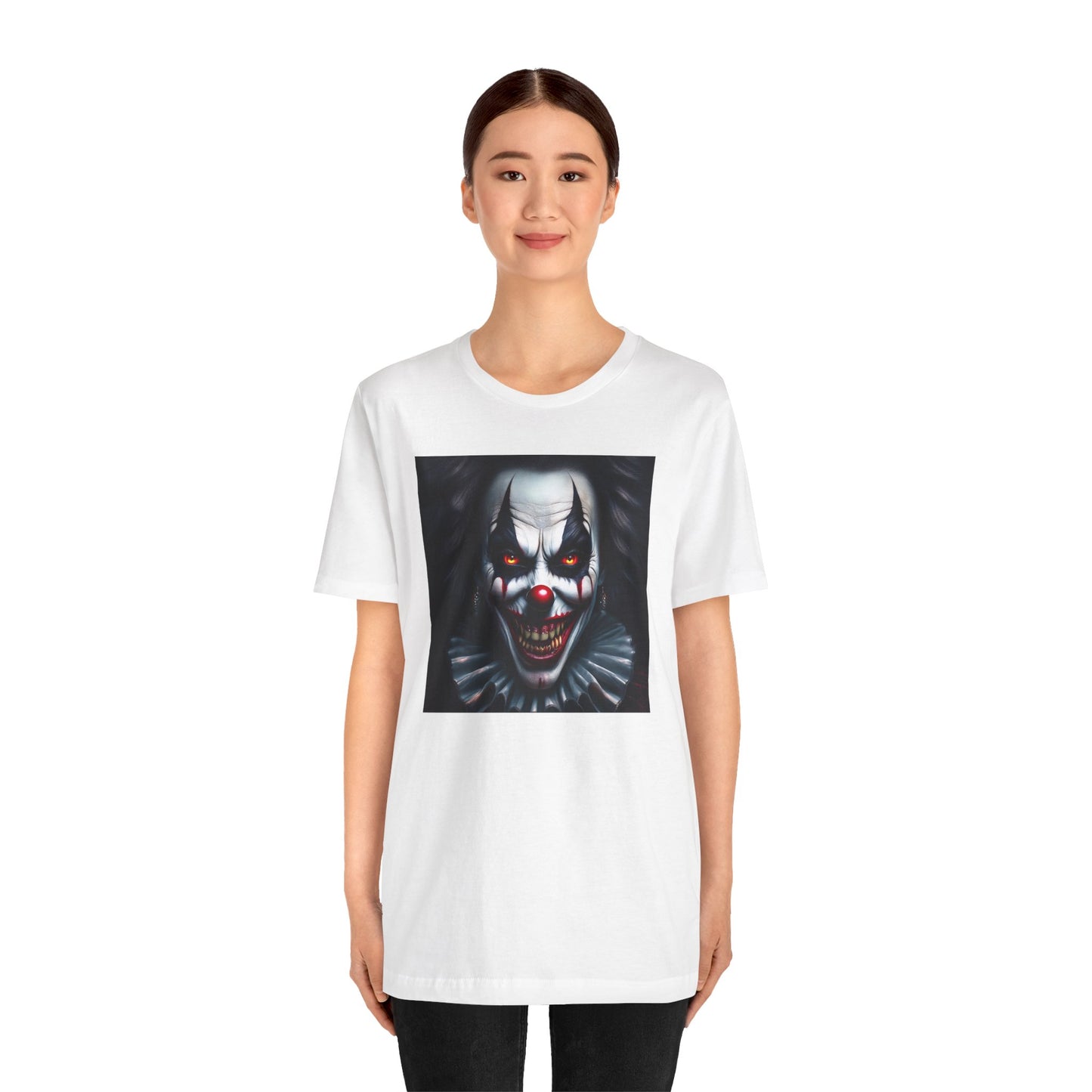 Nightmare Clown Halloween Shirt – Evil Clown Face Tee for Scary Halloween Vibes