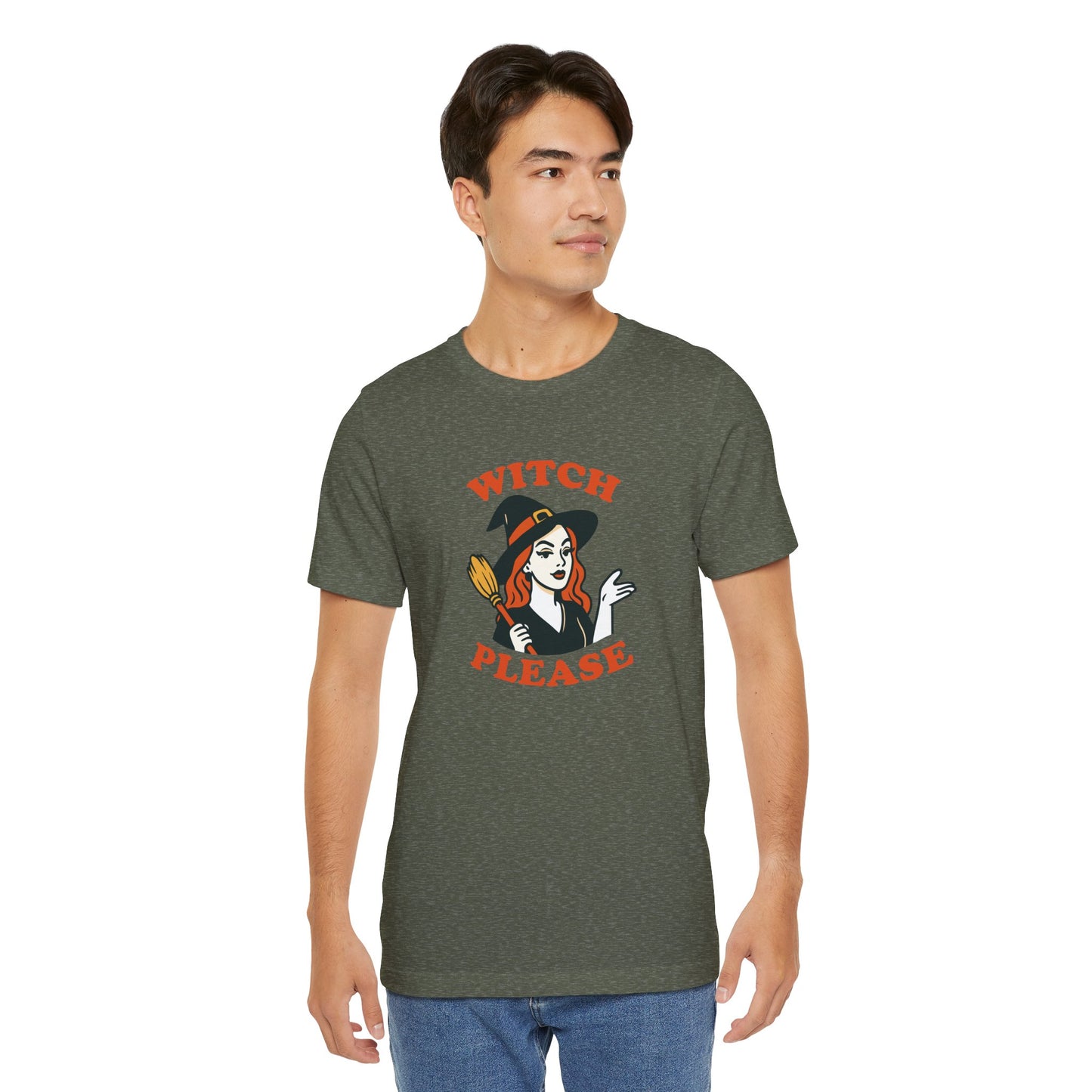 Witch Please Halloween Shirt – Sassy Retro Witch Graphic Tee for Funny Halloween Attitude