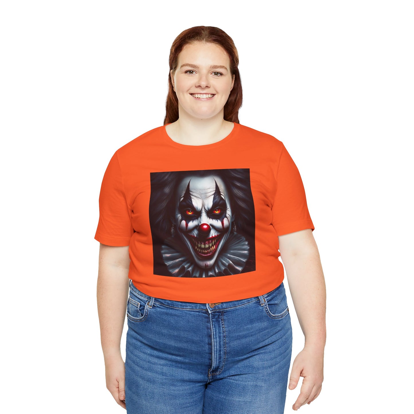 Nightmare Clown Halloween Shirt – Evil Clown Face Tee for Scary Halloween Vibes