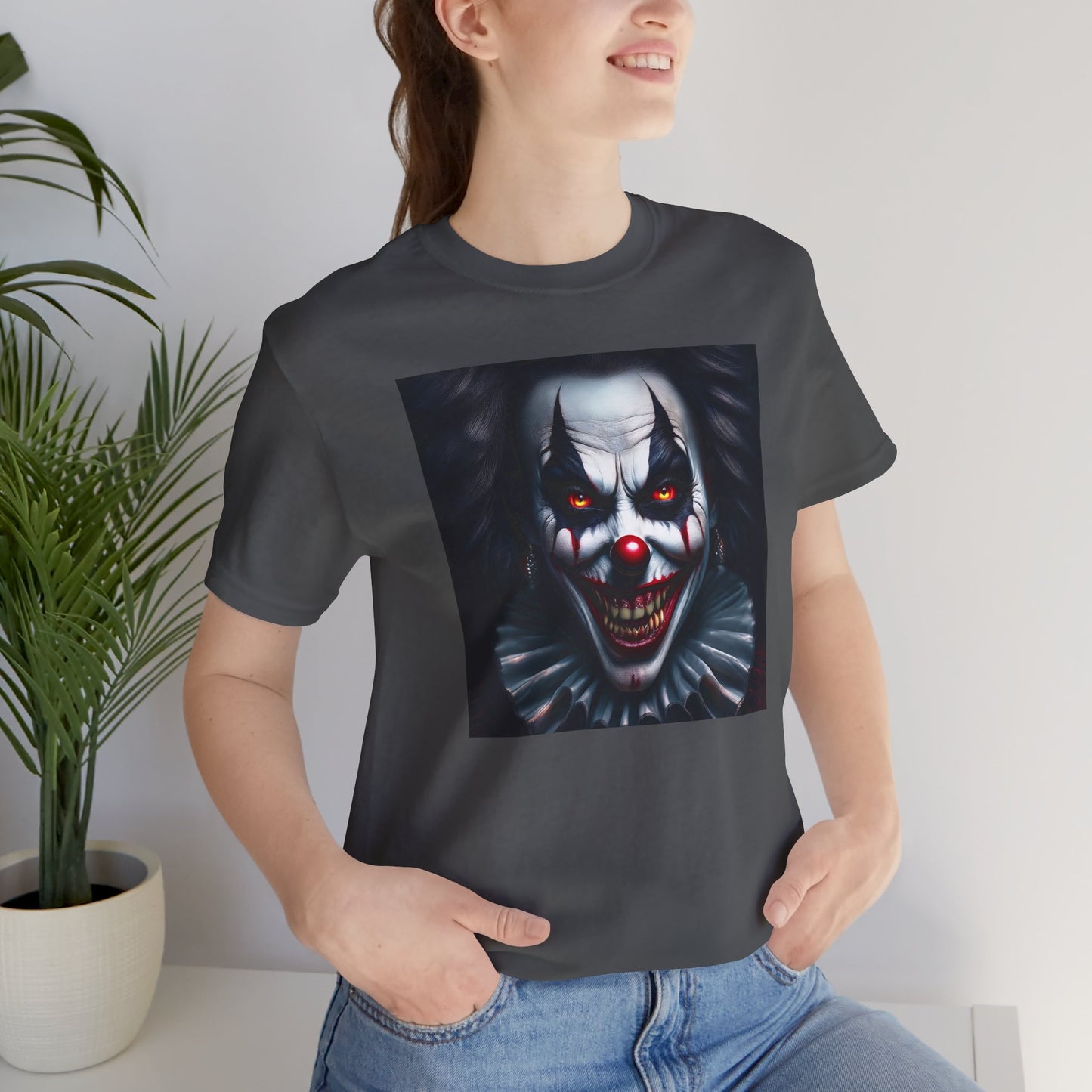 Nightmare Clown Halloween Shirt – Evil Clown Face Tee for Scary Halloween Vibes