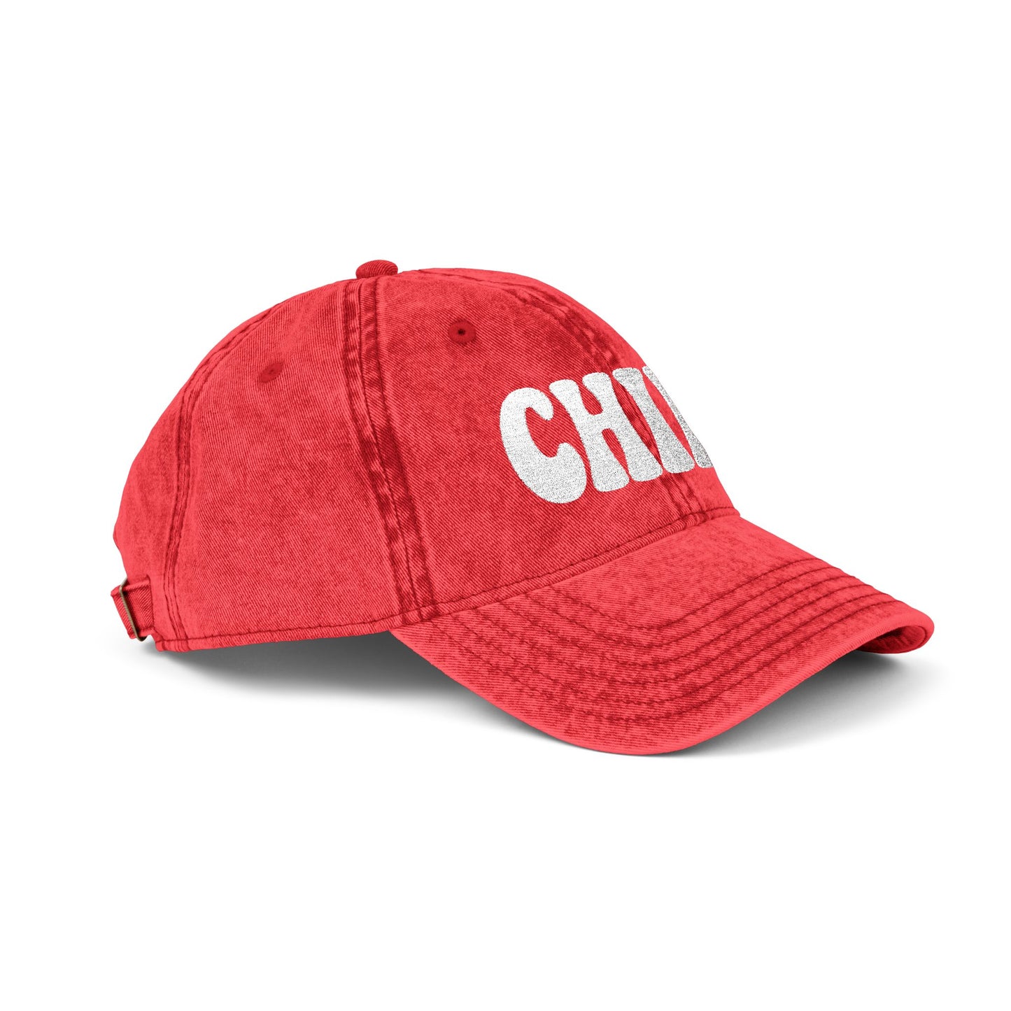 Chill Vintage Hat – Embroidered Relaxed Script Hat for Easygoing Vibes and Everyday Cool