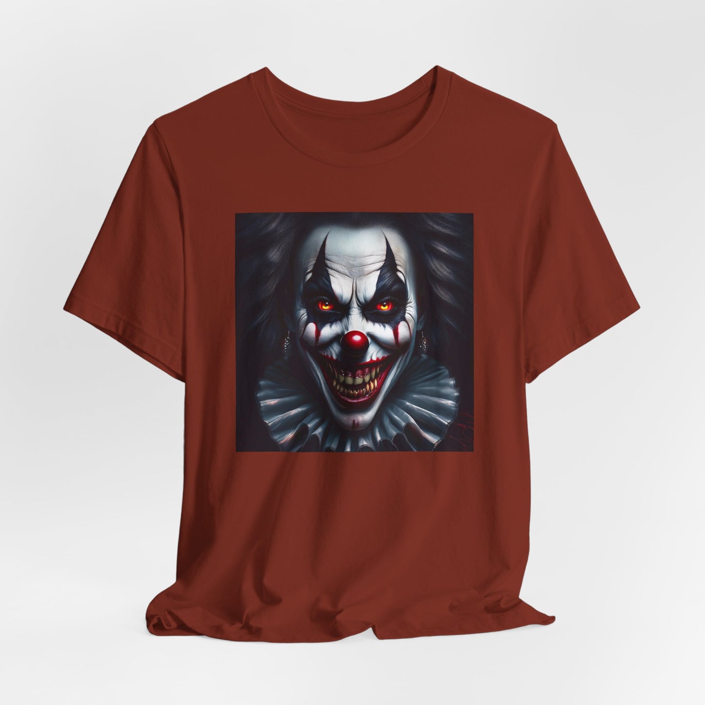 Nightmare Clown Halloween Shirt – Evil Clown Face Tee for Scary Halloween Vibes