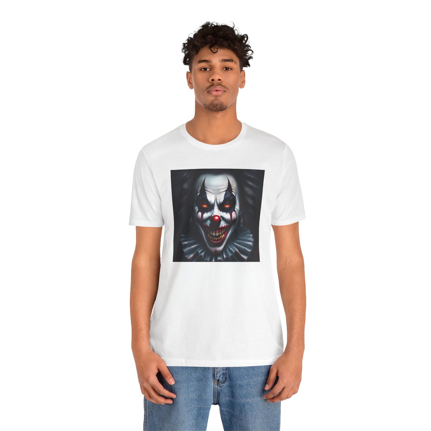Nightmare Clown Halloween Shirt – Evil Clown Face Tee for Scary Halloween Vibes