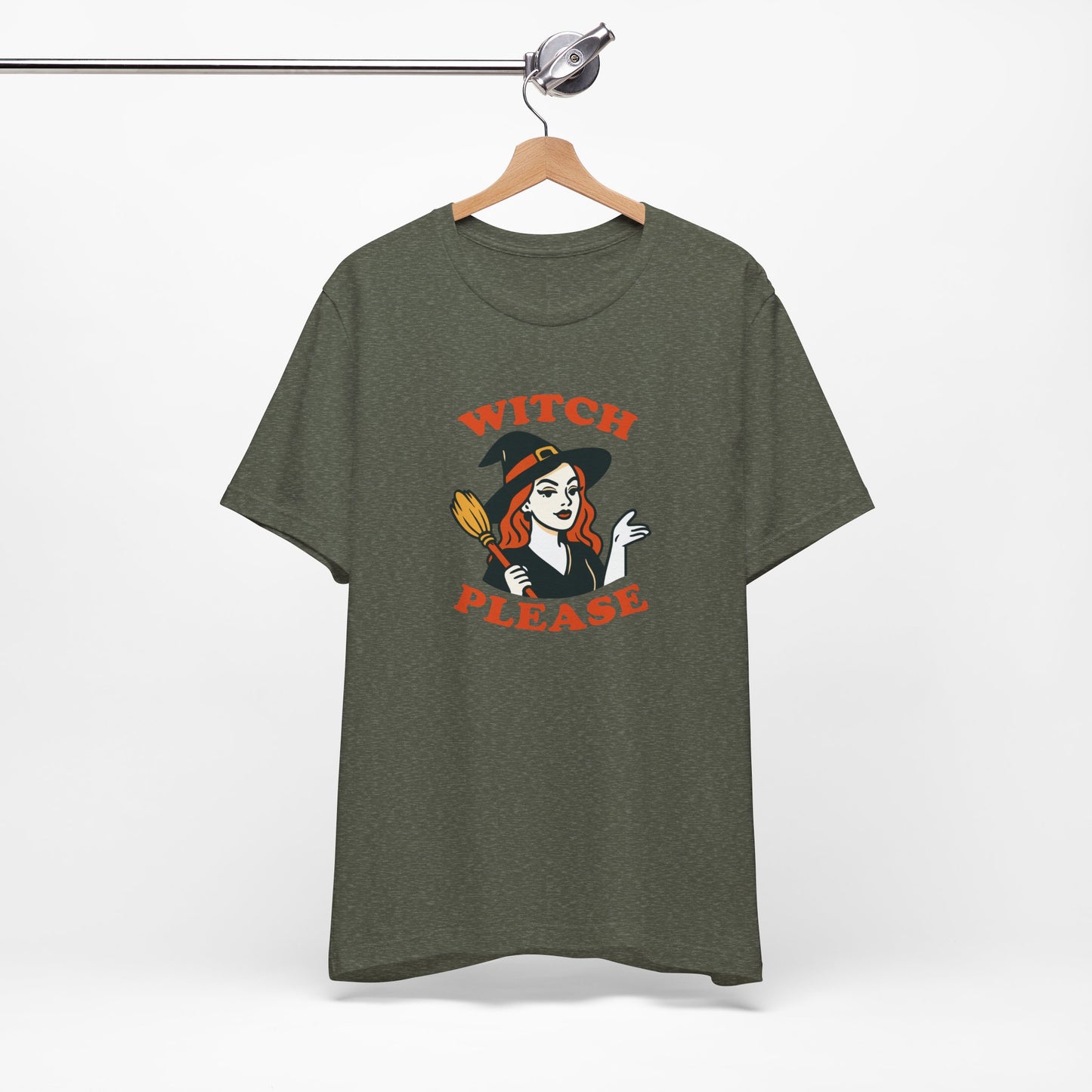 Witch Please Halloween Shirt – Sassy Retro Witch Graphic Tee for Funny Halloween Attitude