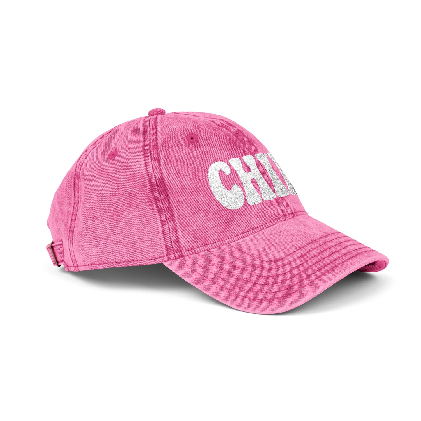 Chill Vintage Hat – Embroidered Relaxed Script Hat for Easygoing Vibes and Everyday Cool