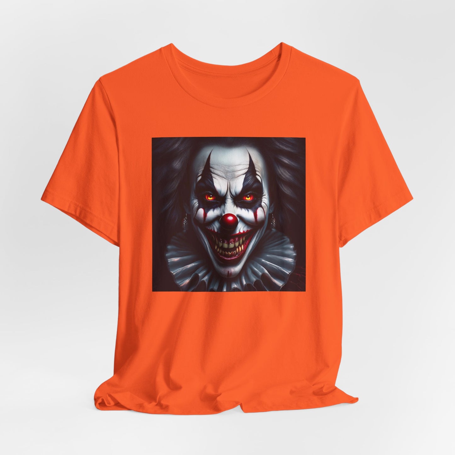 Nightmare Clown Halloween Shirt – Evil Clown Face Tee for Scary Halloween Vibes