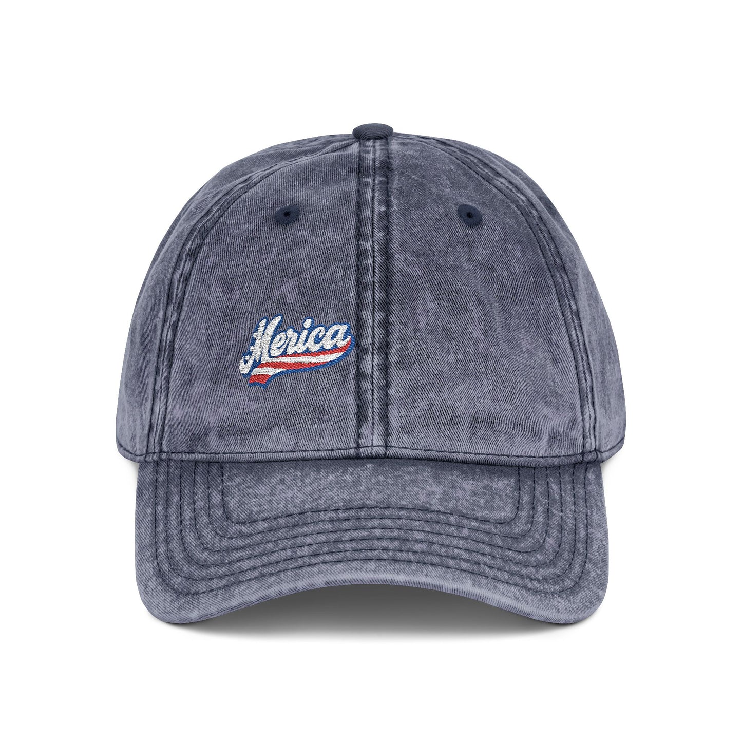MERICA Vintage Hat – Patriotic Embroidered Hat for Bold American Style