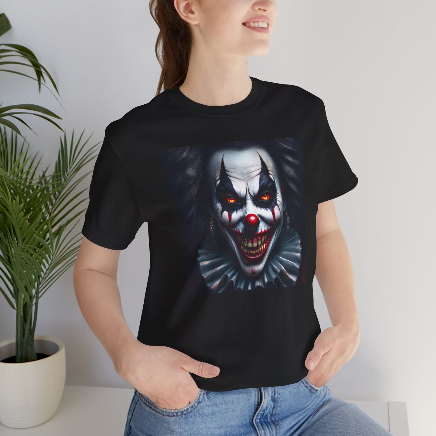 Nightmare Clown Halloween Shirt – Evil Clown Face Tee for Scary Halloween Vibes