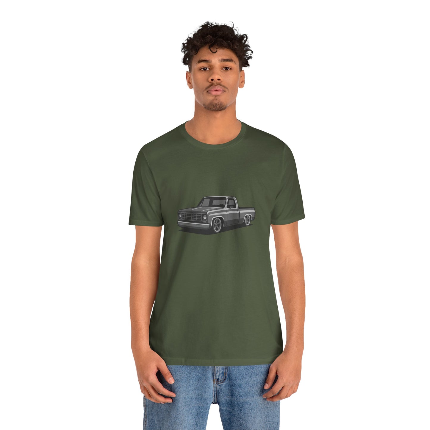 Classic Truck Graphic Tee Dark Theme – Vintage Pickup Vector Design for Car Enthusiasts