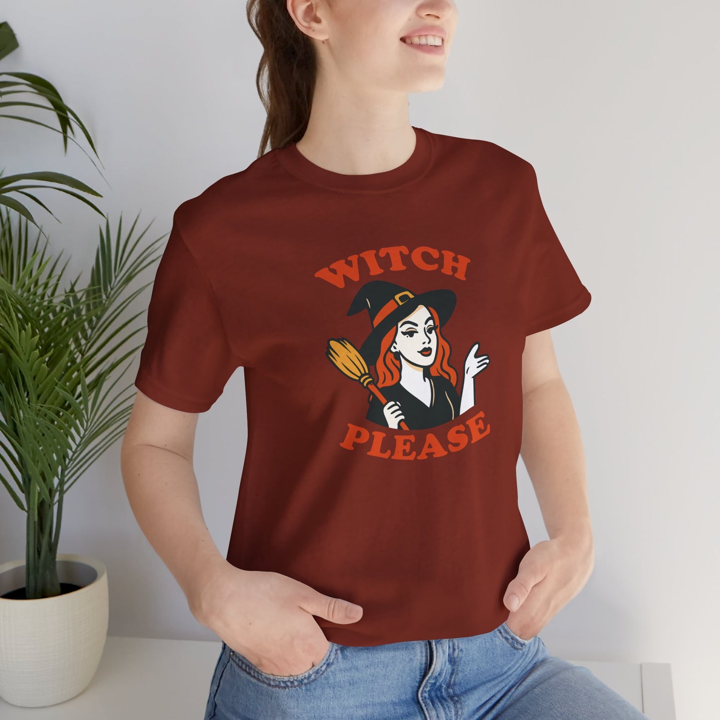 Witch Please Halloween Shirt – Sassy Retro Witch Graphic Tee for Funny Halloween Attitude