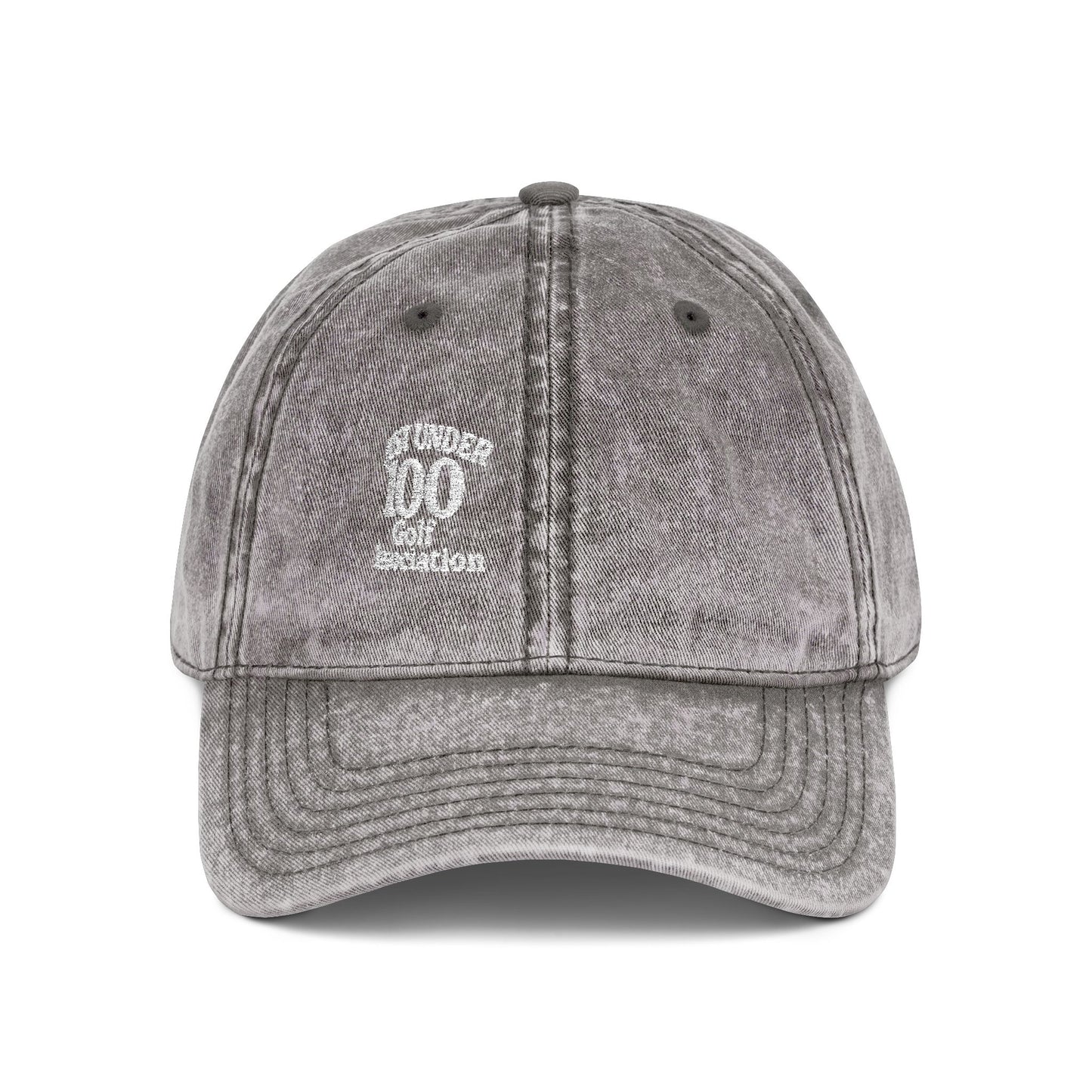 Just Under 100 Golf Vintage Hat – Embroidered Funny Golf Hat for Weekend Golfers and Casual Fairway Vibes