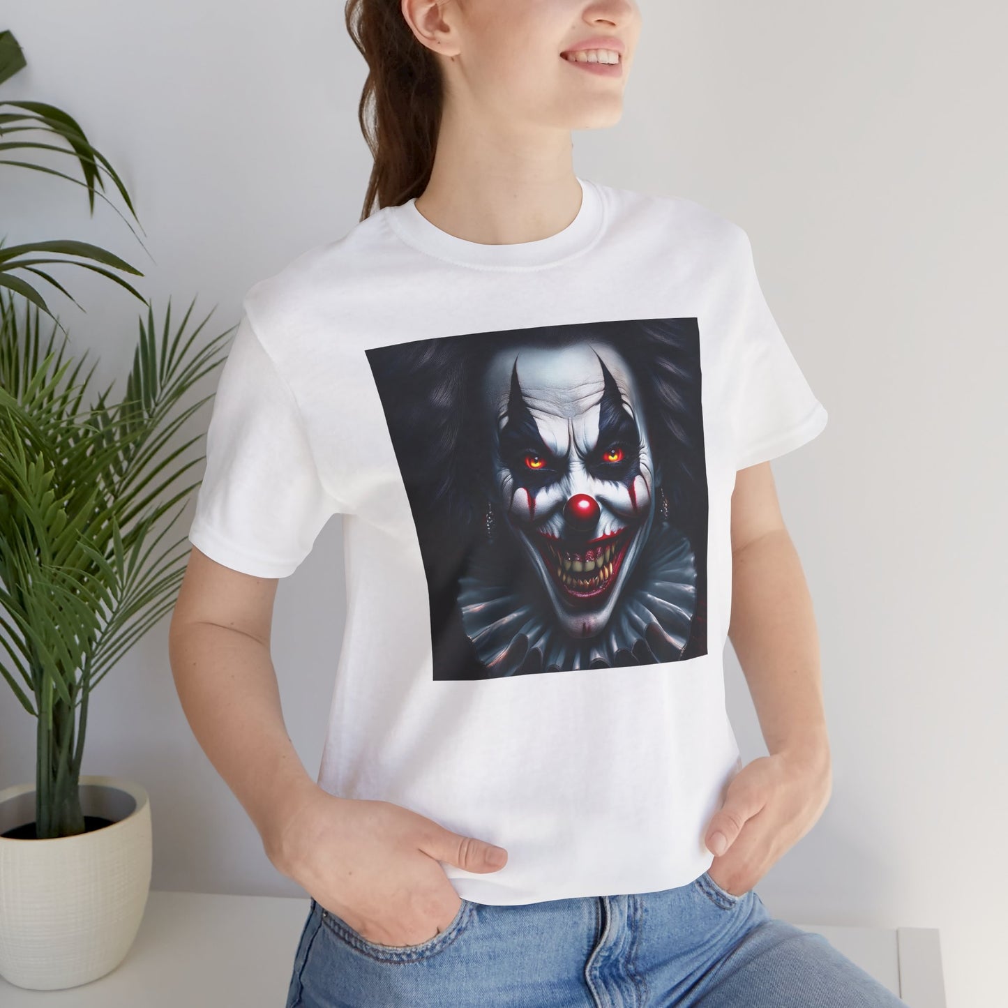 Nightmare Clown Halloween Shirt – Evil Clown Face Tee for Scary Halloween Vibes