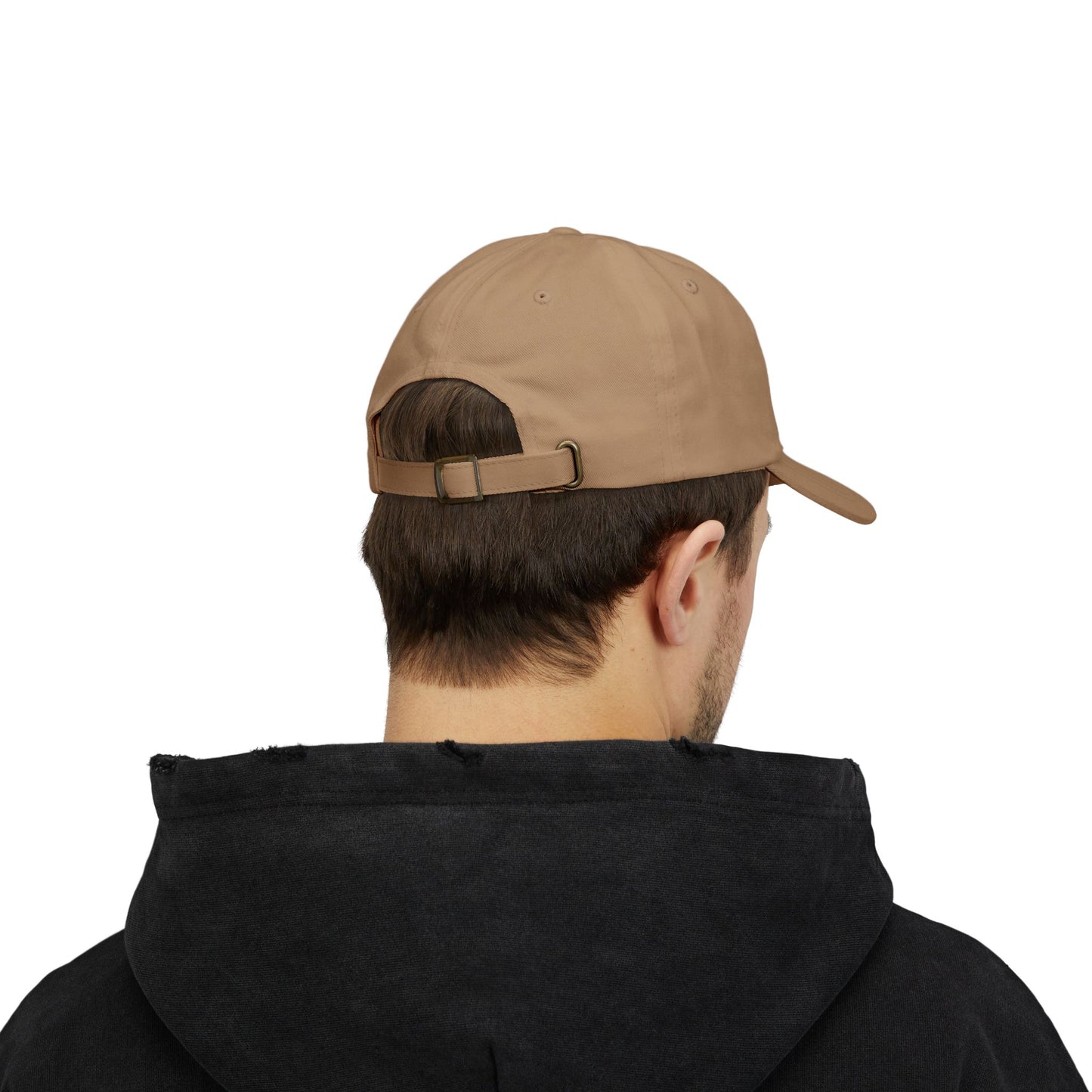 Dog Dad Classic Dad Hat – Embroidered Minimalist Dog Face Hat for Proud Pet Dads and Canine Companions. Blue Letters