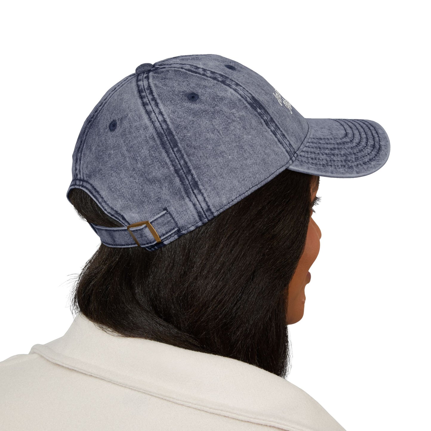 American Made Vintage Hat – Embroidered Patriotic Hat with Retro Script for USA Pride and Everyday Freedom