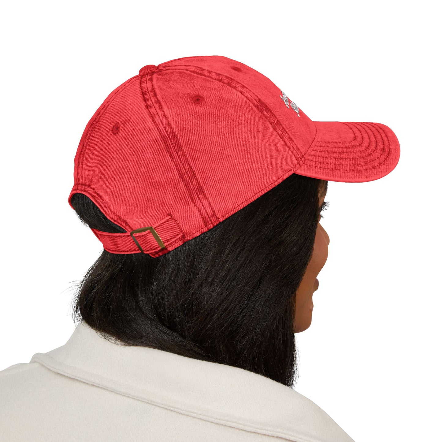 American Made Vintage Hat – Embroidered Patriotic Hat with Retro Script for USA Pride and Everyday Freedom