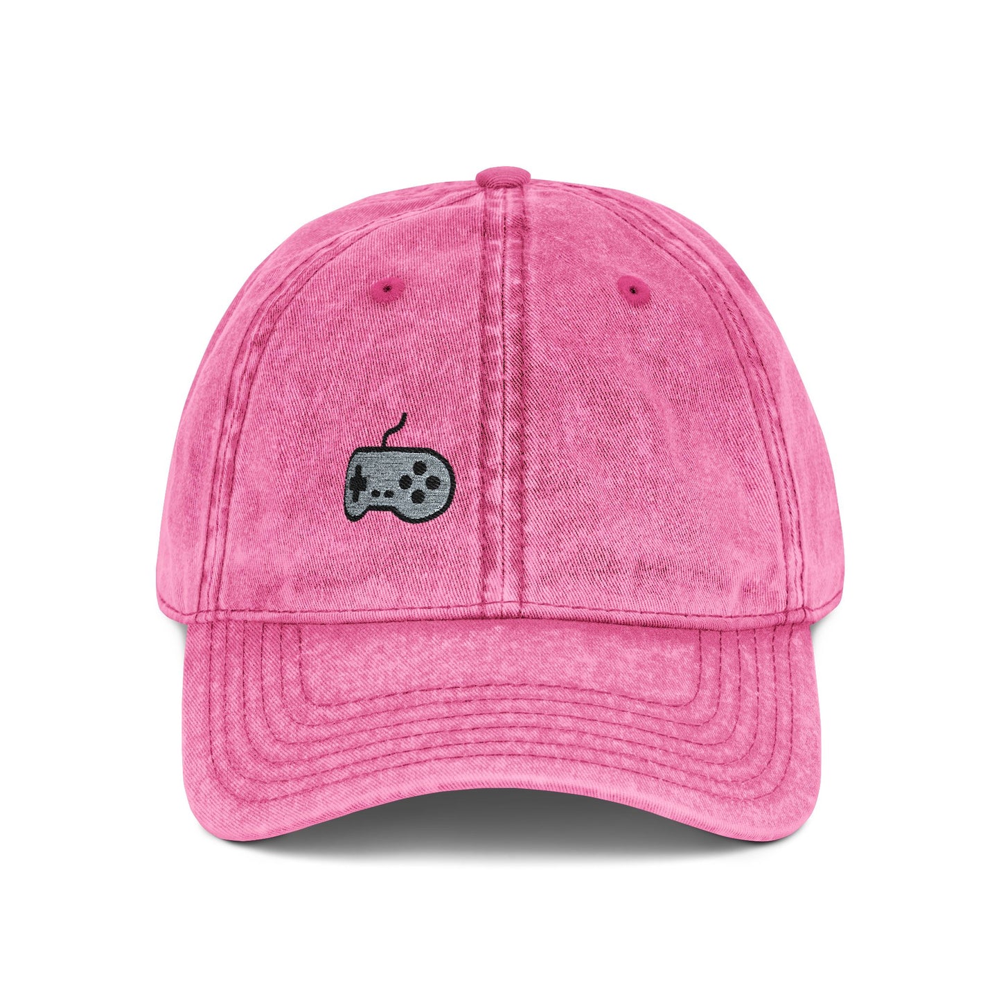 Retro Game Controller Vintage Hat – Embroidered Gamer Hat for Vintage Video Game Lovers and 90s Nostalgia