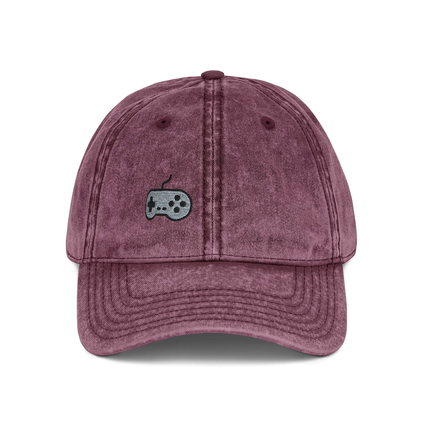Retro Game Controller Vintage Hat – Embroidered Gamer Hat for Vintage Video Game Lovers and 90s Nostalgia