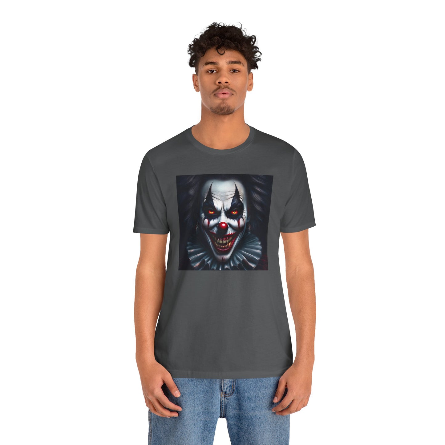 Nightmare Clown Halloween Shirt – Evil Clown Face Tee for Scary Halloween Vibes