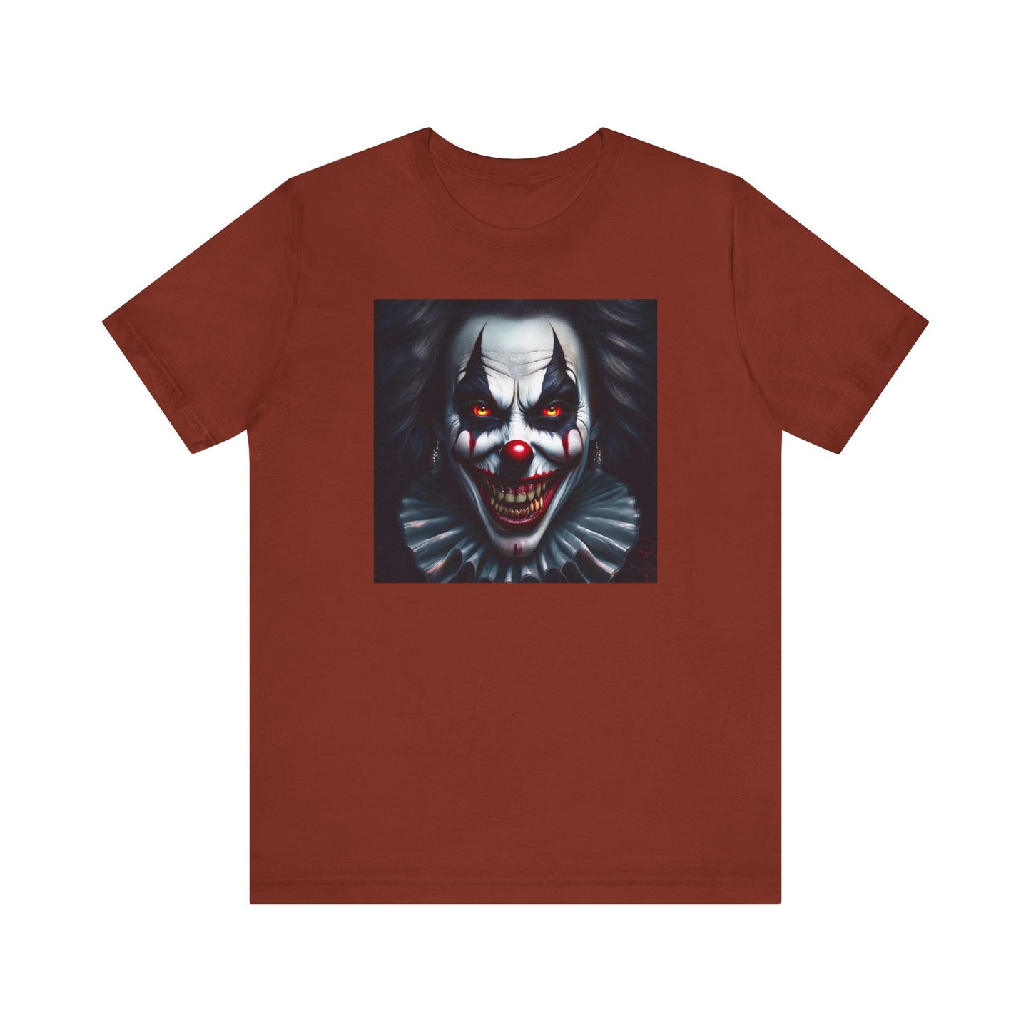 Nightmare Clown Halloween Shirt – Evil Clown Face Tee for Scary Halloween Vibes