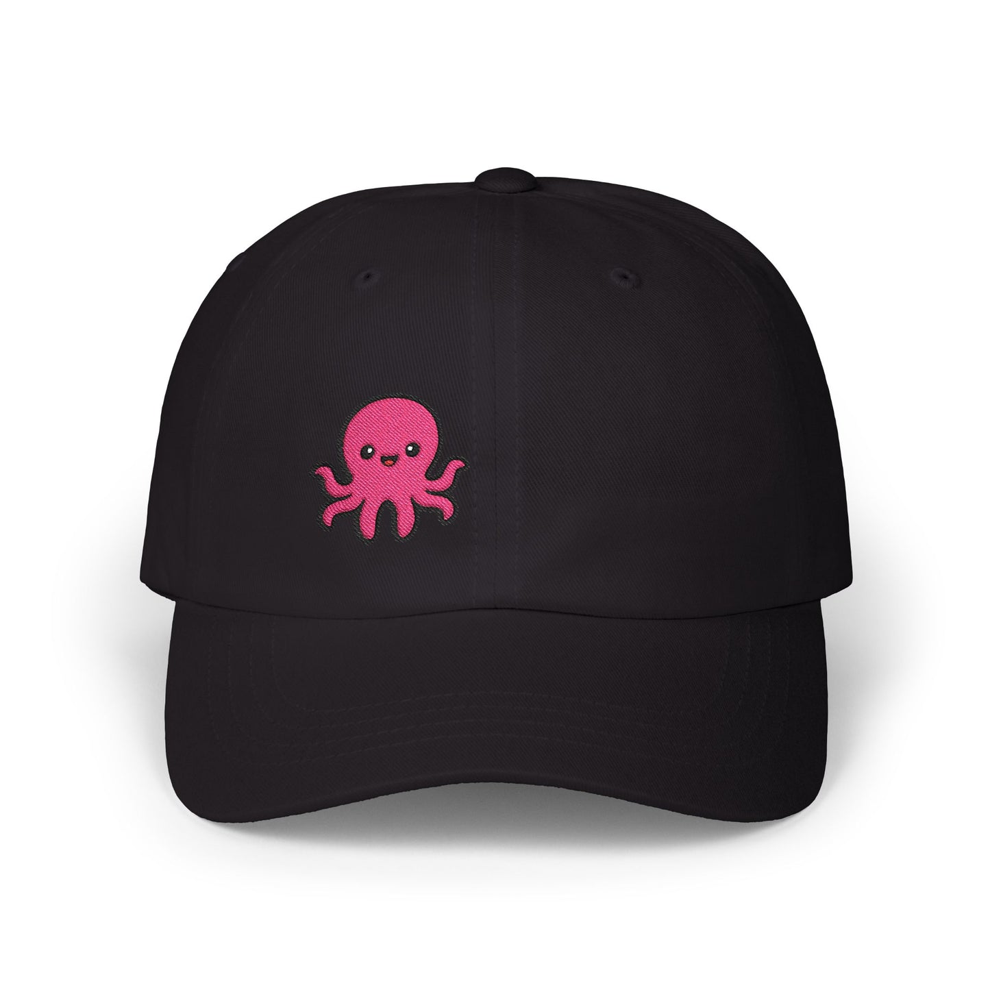 Cute Octopus Classic Dad Hat – Embroidered Kawaii Sea Creature Hat for Ocean Lovers and Tentacle Fans
