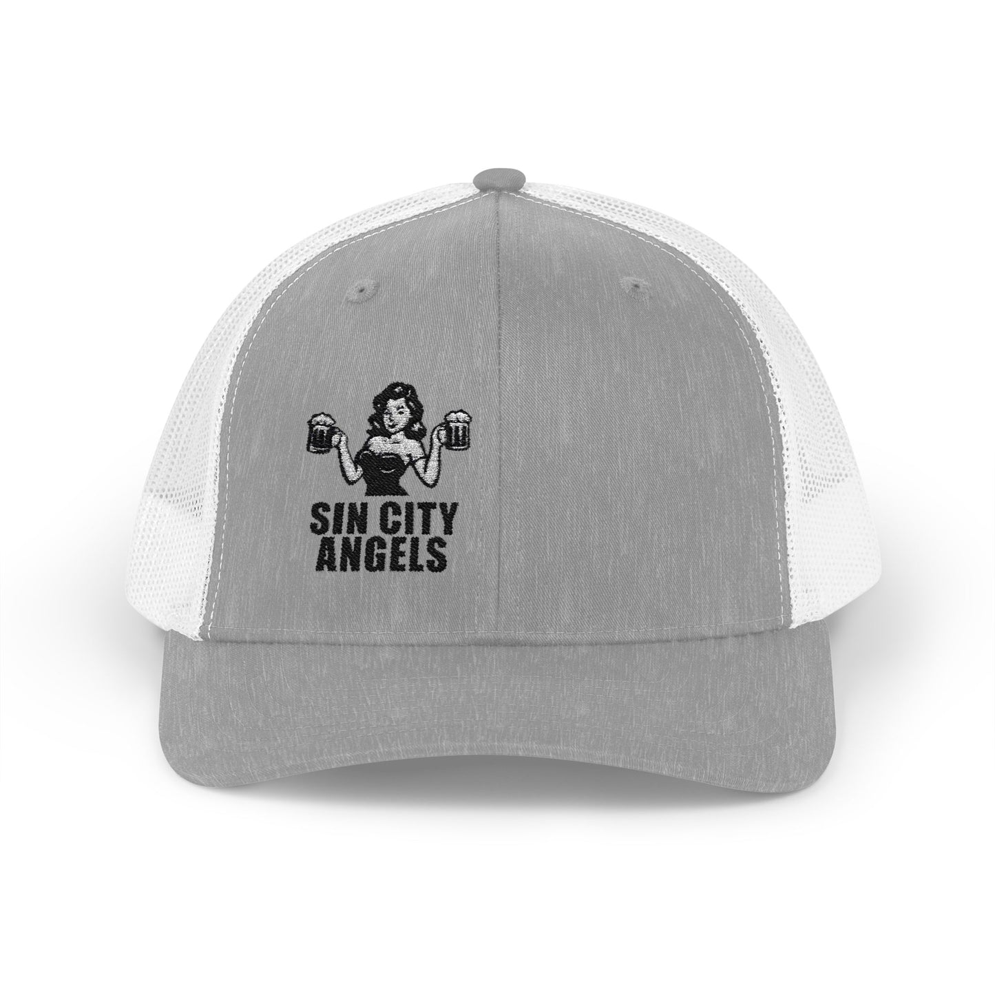 Sin City Angels Trucker Hat – Embroidered Vegas Girl Hat for Party Vibes