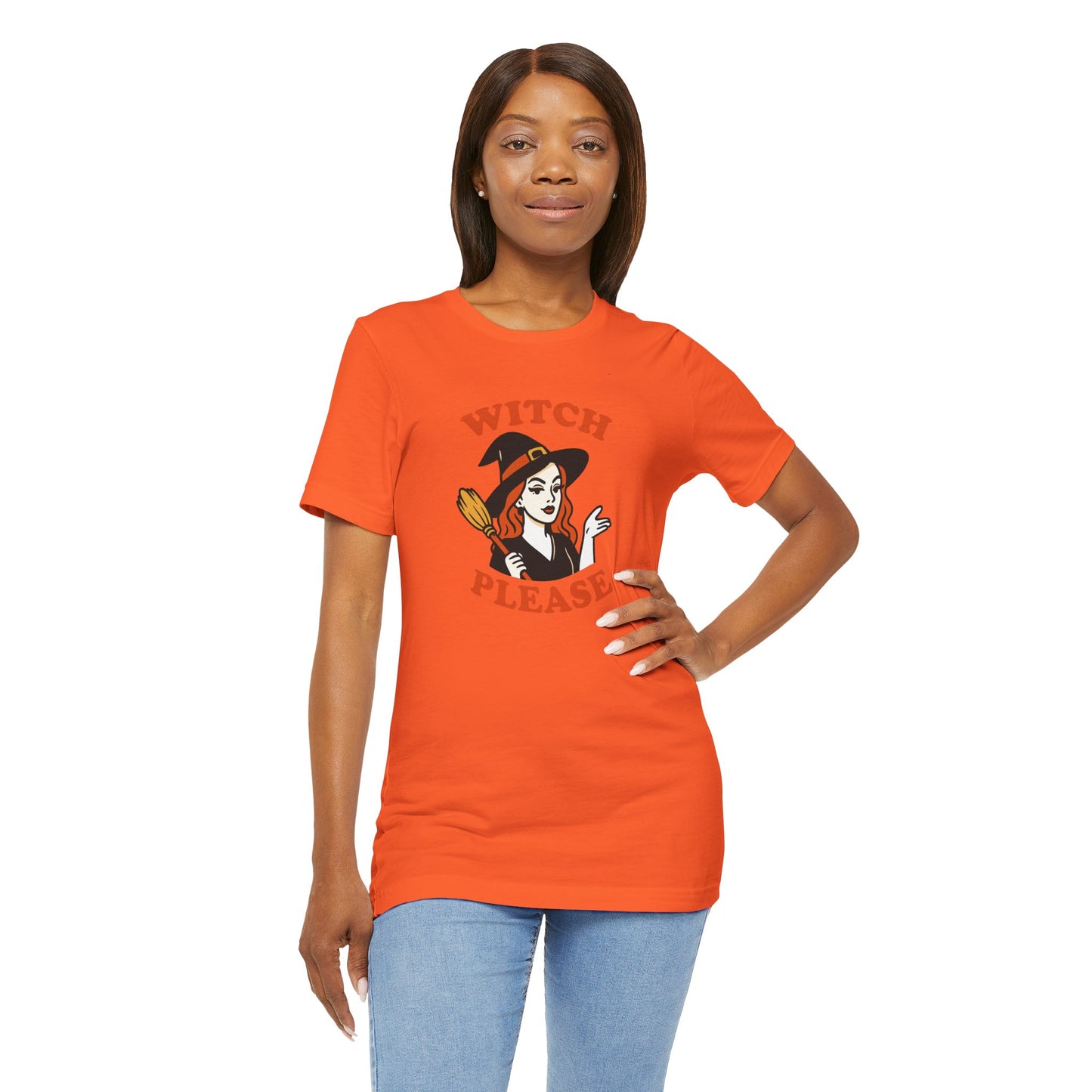Witch Please Halloween Shirt – Sassy Retro Witch Graphic Tee for Funny Halloween Attitude