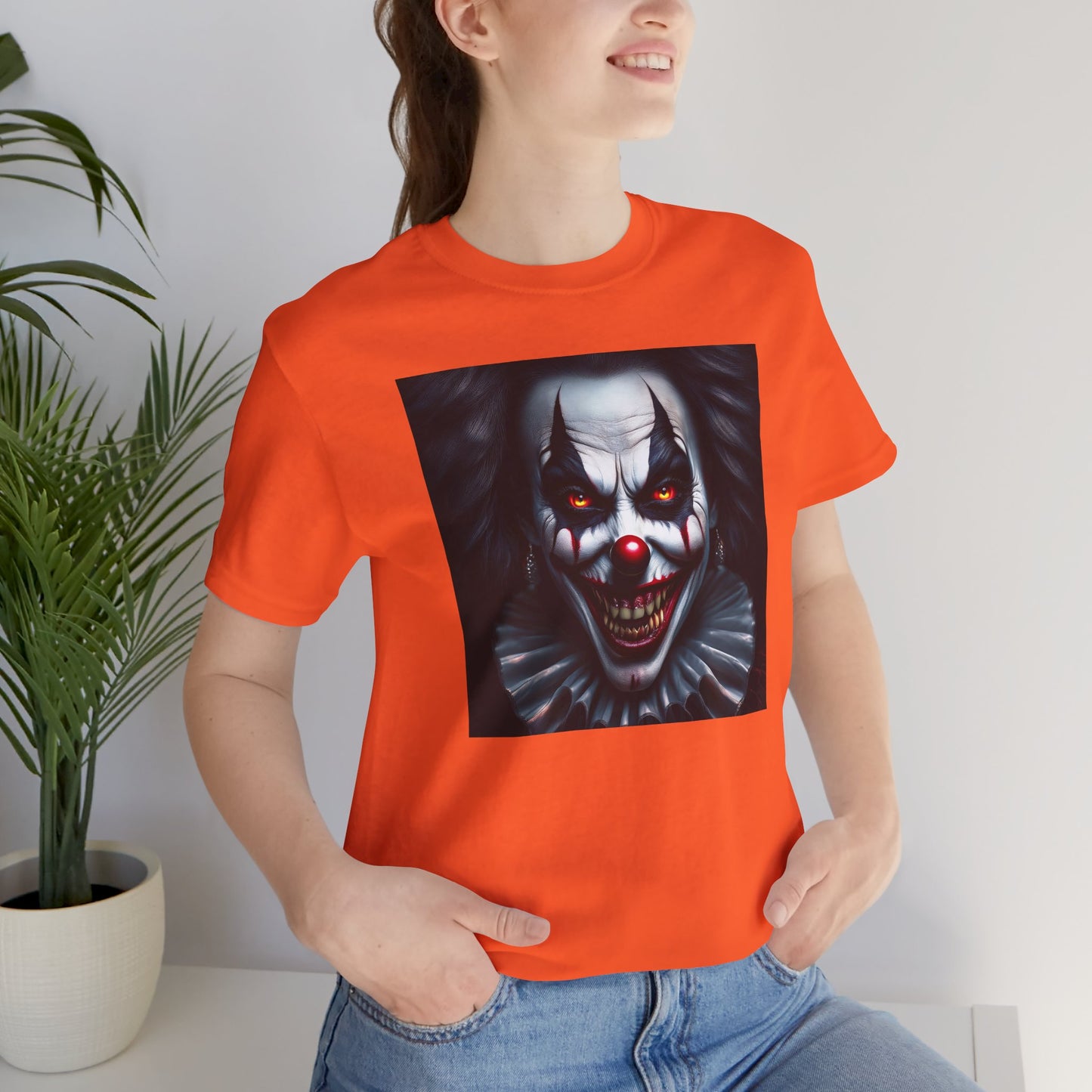 Nightmare Clown Halloween Shirt – Evil Clown Face Tee for Scary Halloween Vibes