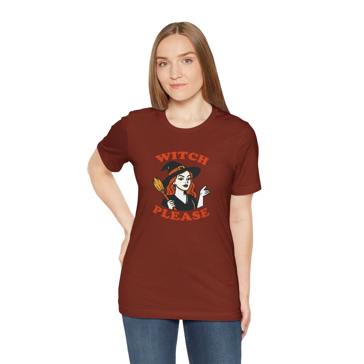 Witch Please Halloween Shirt – Sassy Retro Witch Graphic Tee for Funny Halloween Attitude