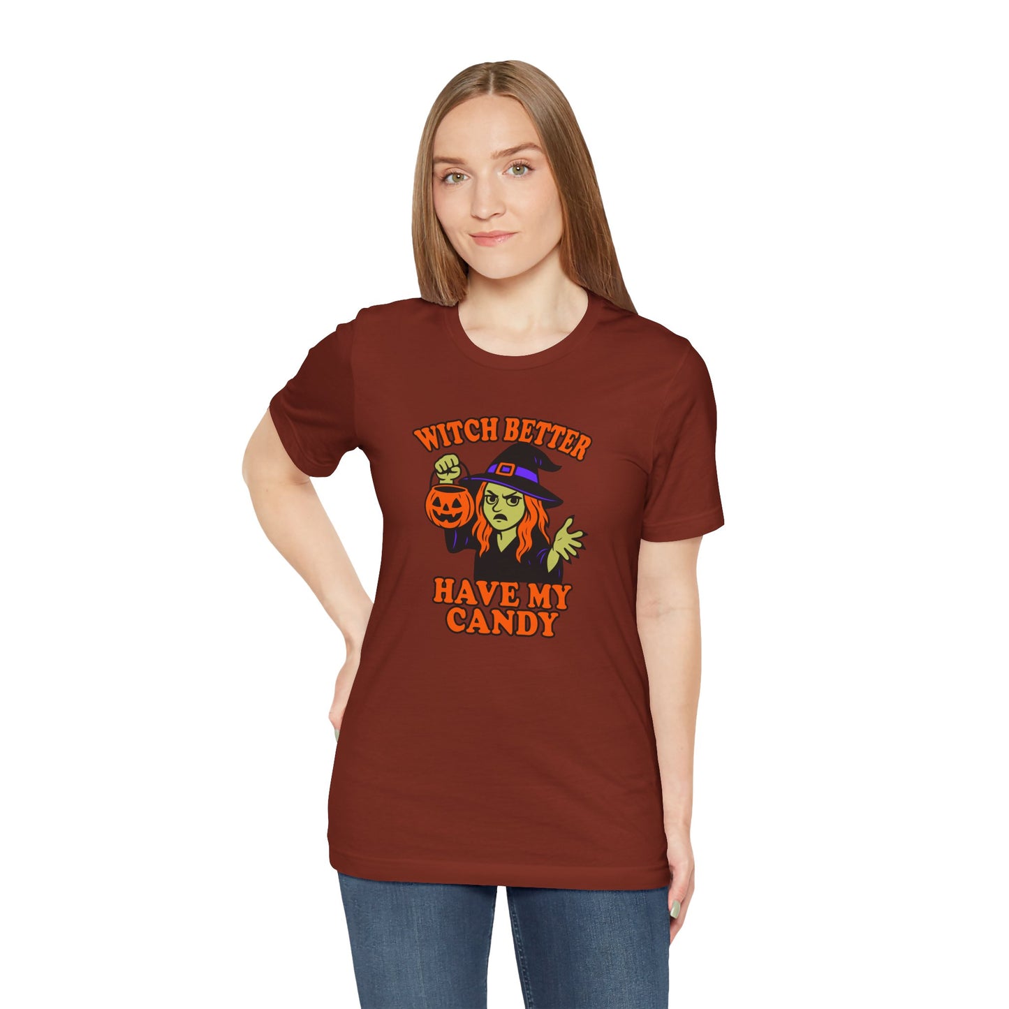 Witch Better Have My Candy Halloween Shirt – Funny Angry Witch Graphic Tee for Trick-or-Treat Attitude