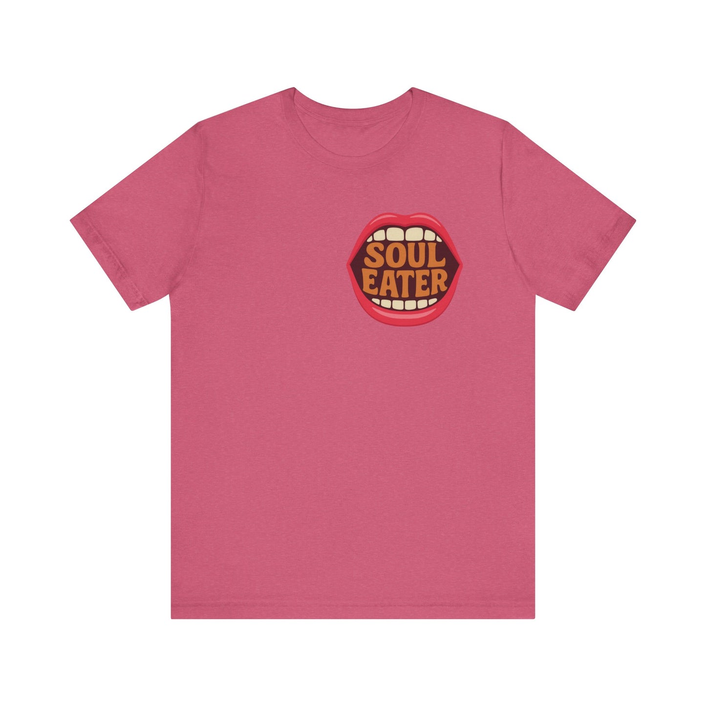 Colorful Design Soul Eater Shirt – Bold Funny Tee for Women Who Break Hearts and Don’t Apologize. Unisex Jersey Short Sleeve Tee
