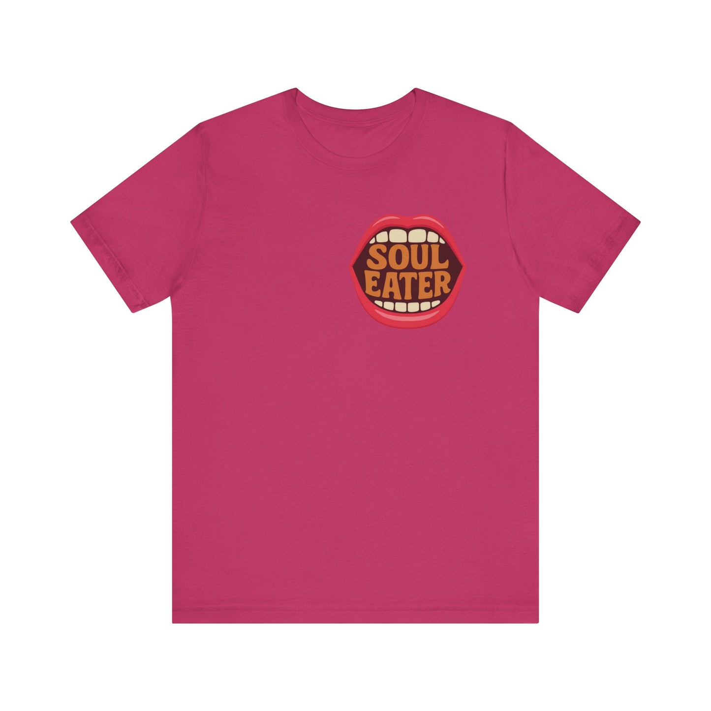 Colorful Design Soul Eater Shirt – Bold Funny Tee for Women Who Break Hearts and Don’t Apologize. Unisex Jersey Short Sleeve Tee