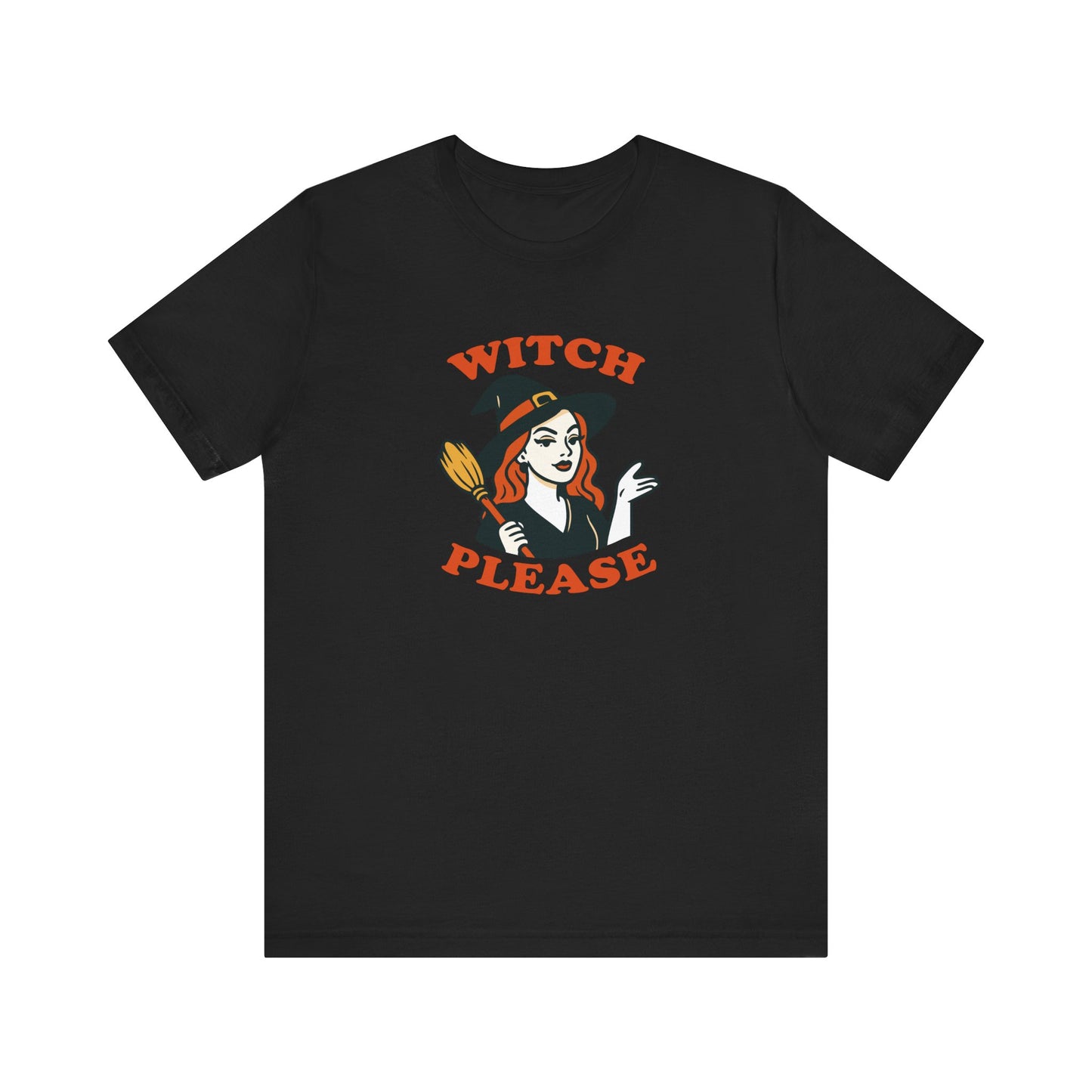 Witch Please Halloween Shirt – Sassy Retro Witch Graphic Tee for Funny Halloween Attitude