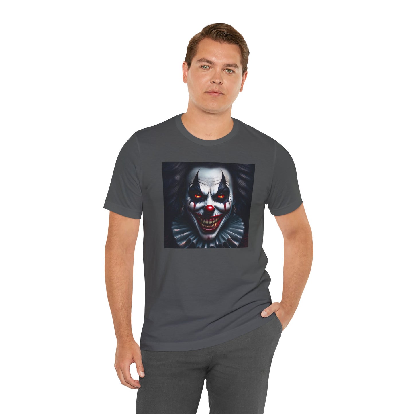 Nightmare Clown Halloween Shirt – Evil Clown Face Tee for Scary Halloween Vibes