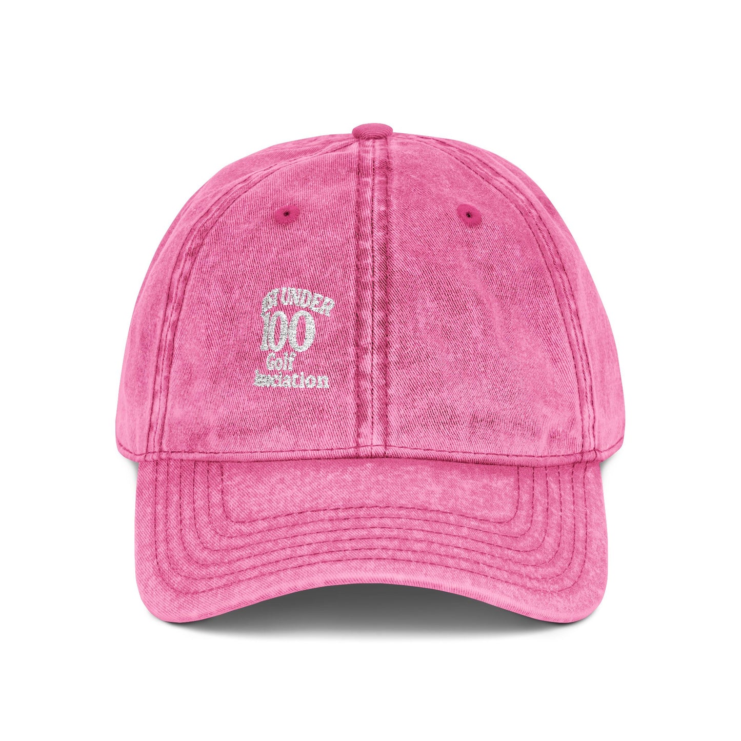 Just Under 100 Golf Vintage Hat – Embroidered Funny Golf Hat for Weekend Golfers and Casual Fairway Vibes