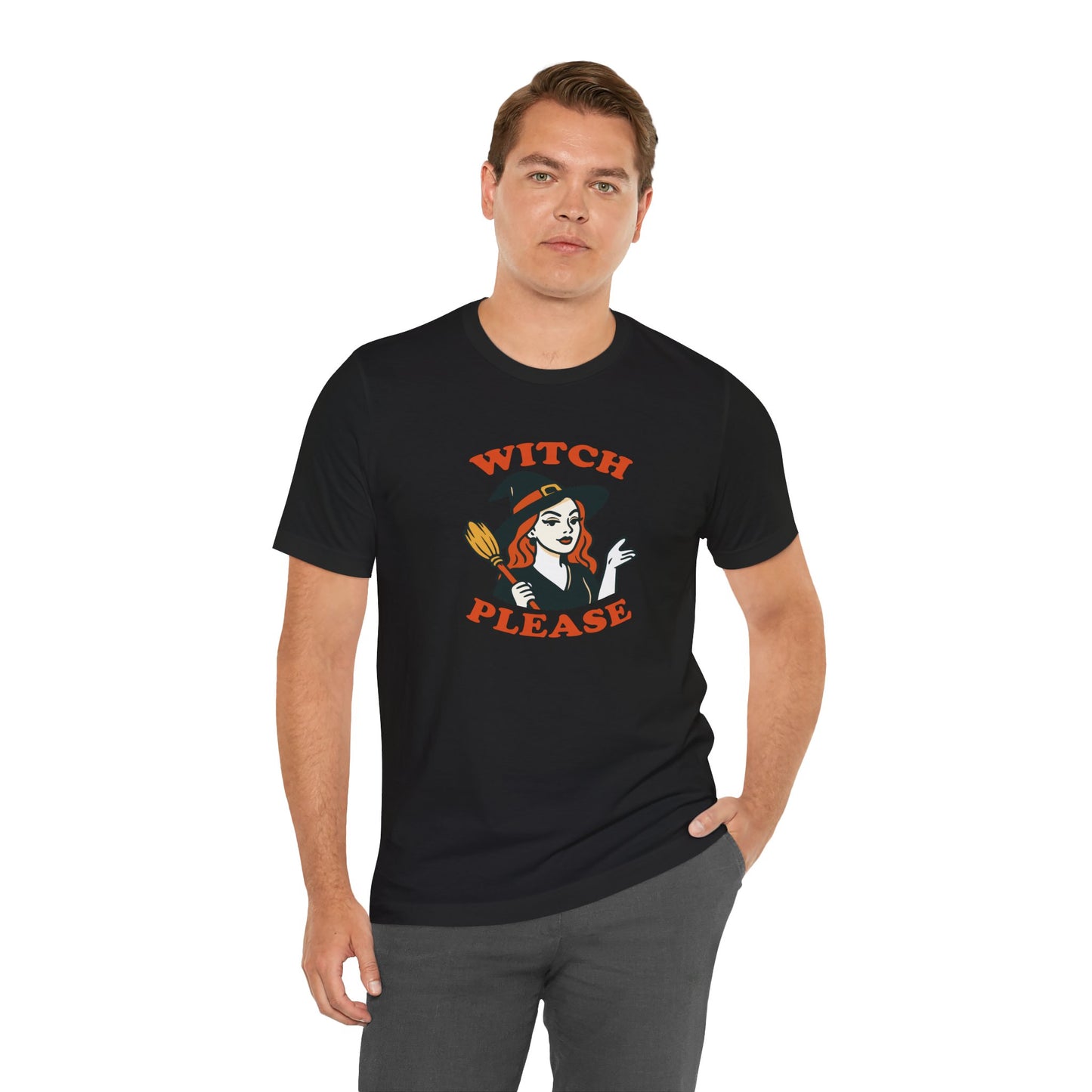 Witch Please Halloween Shirt – Sassy Retro Witch Graphic Tee for Funny Halloween Attitude
