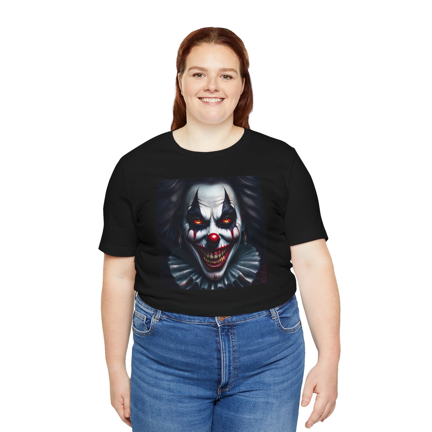 Nightmare Clown Halloween Shirt – Evil Clown Face Tee for Scary Halloween Vibes