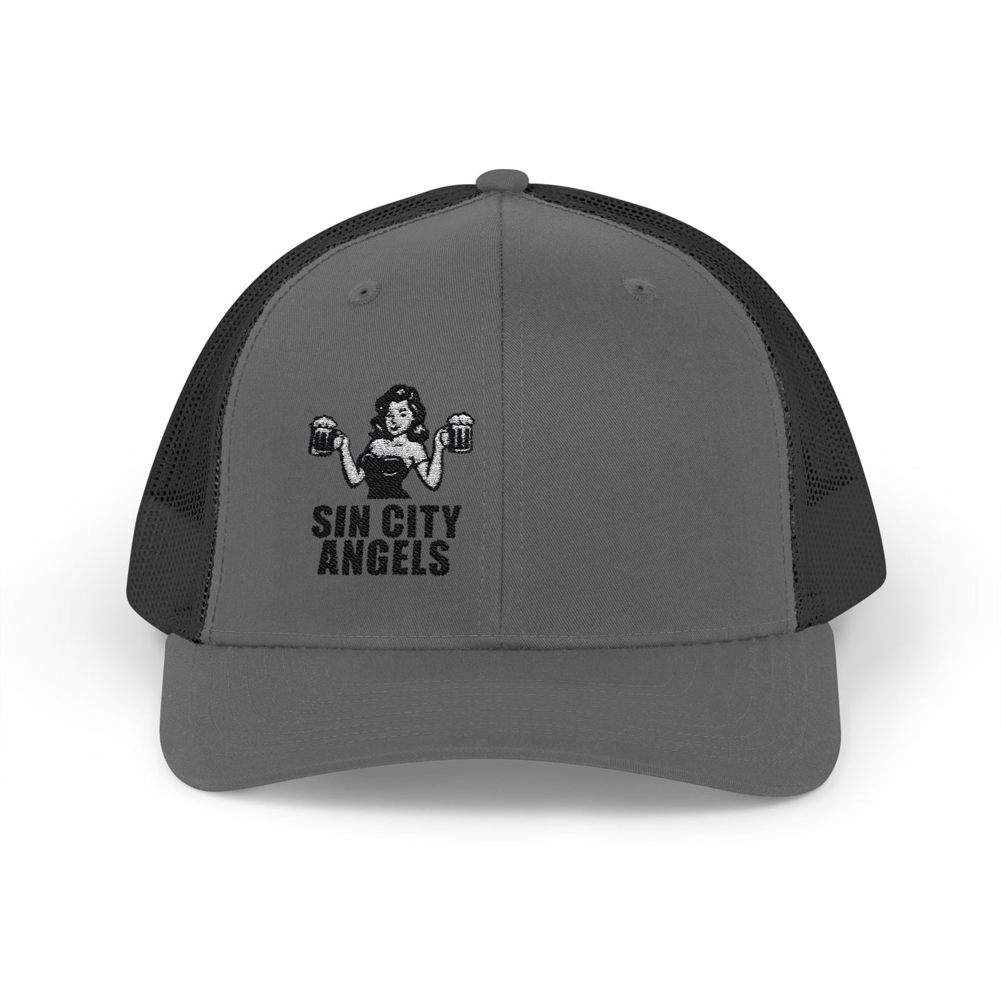 Sin City Angels Trucker Hat – Embroidered Vegas Girl Hat for Party Vibes
