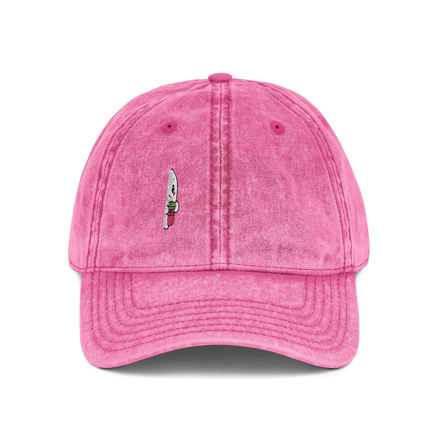Cute Ghost Vintage Hat – Embroidered Kawaii Ghost Drinking Hat for Halloween Vibes and Everyday Boo Energy