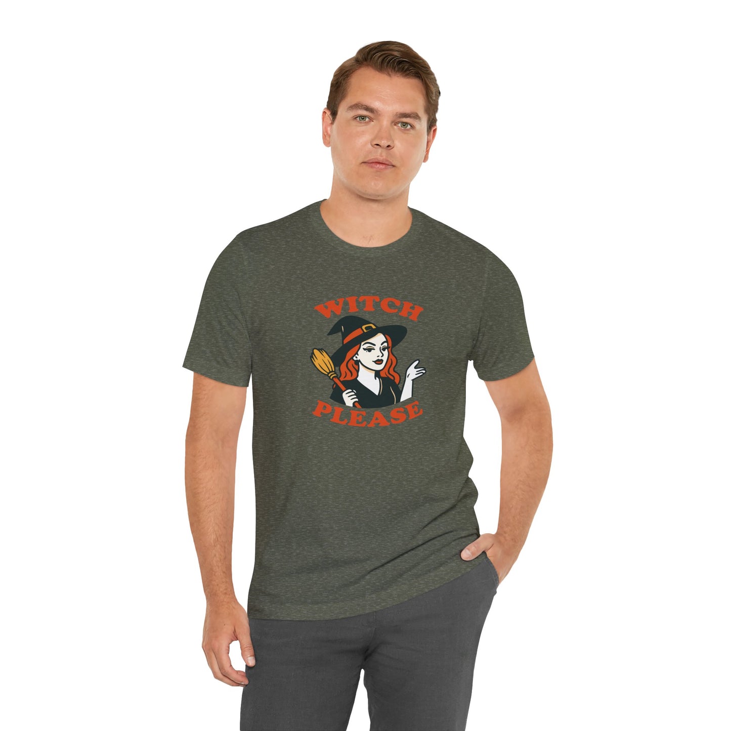 Witch Please Halloween Shirt – Sassy Retro Witch Graphic Tee for Funny Halloween Attitude