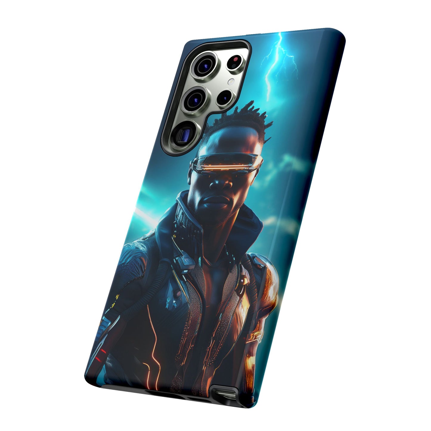 Futuristic Cyberpunk Male Cell Phone Case 014